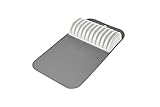 Madesmart - Safe in-Drawer Knife Mat with Soft Grip Slot in Grey Color, Holds up to 11 Knives