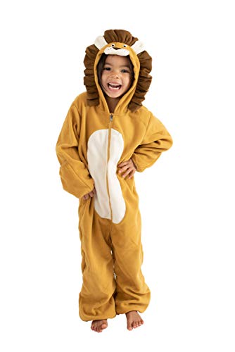 Toddler Girl Lion Costumes - Cuddle Club Fleece Baby Bunting Bodysuit for Newborn to 4T - Infant