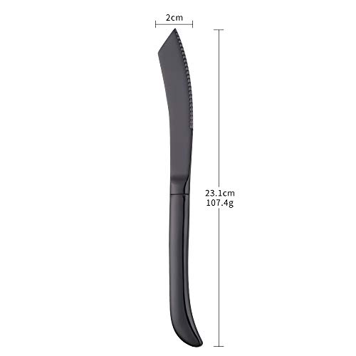 6 Bisda+Premium+Serrated+Stainless+Dishwasher