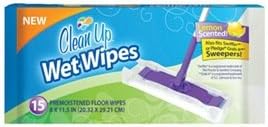 FLP 8863 Wet Floor Wipes, 15 Pack - Pack Of 16