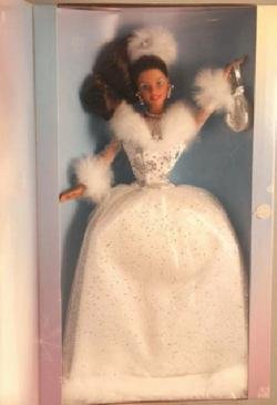 2002 Winter's Reflection Brunette Barbie Hispanic 55684