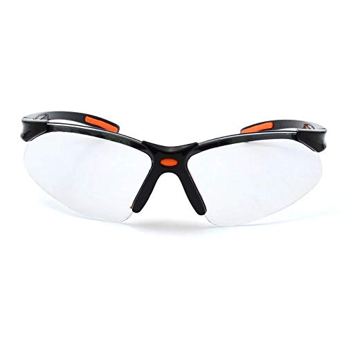 Safety Glasses, Virtua CCS Protective Eyewear 11874, Removable Foam Gasket, Anti-Fog, Indoor/Outdoor Mirror Lenses, Corded Ear Plug Control System