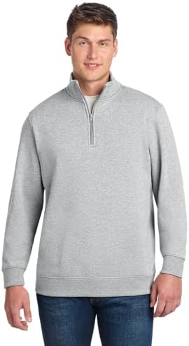 Port & Company Core Fleece Crewneck Sweatshirt Ash at Amazon Men's