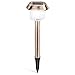 Solar-Powered LED Bronze Garden Lights, Perfect Neutral Design; Makes Garden Pathways & Flower Beds Look Great; Easy NO-Wire Installation; Weather Resistant.