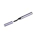 Huluwa Heated Eyelash Curler Stylish Portable Lasting Electric Heated Eyelash Brush Pen Beauty Makeup Tool, Purple(New Version)