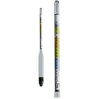 Hydrometer - Triple Scale Hydrometer for Home Brewing - Beer and Wine
