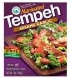 Tofurky Sesame Garlic Marinated Tempeh Strips, 7 Ounce -- 6 per case.