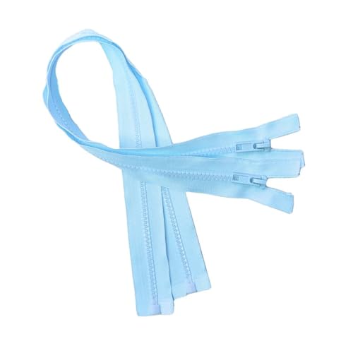 KGS Separating Jacket Zippers for Sewing | 2 Pieces/Pack | #5 Molded Plastic Teeth | Bulk Tailor DIY Sewing Tools for Garment, Bags, Home Textile (Baby Blue, 32 Inch) at Amazon