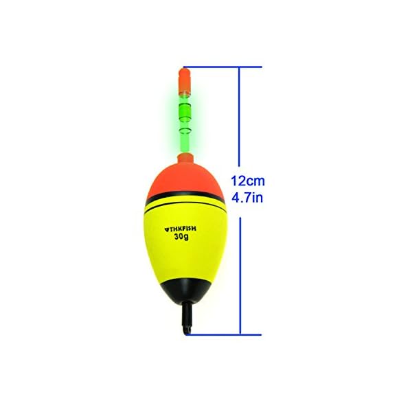 5-Piece-30g-EVA-Floats-10pcs-Glow-Stick-THKFISH-Fishing-Floats-Luminous-Lighting-EVA-Foam-Floats