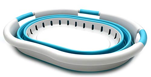 1 SAMMART+Collapsible+Plastic+Laundry+Basket