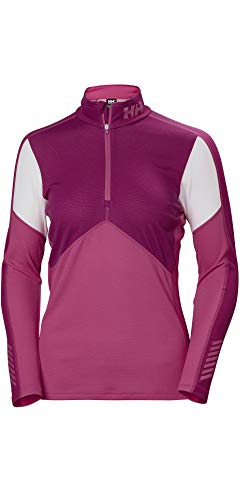 Amazon For Helly Hansen Women S Hh Lifa Active 1 2 Zip Lightweight 2 Layer Long Sleeve Thermal Baselayer Top 181 Dragon Fruit Large Accuweather Shop
