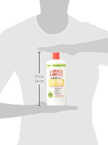 Nature's Miracle Urine Destroyer Formula Stain & Residue Eliminator, 32-Ounce Pour Bottle (P-5727)