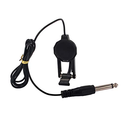 image for LIOOBO 6.35mm Jack Clip-On Pickup for Acoustic Violin Guitar Mandolin 