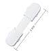 Kemimi Home Safety Door Drawer Canbinet Locks - Protective Latches for Babies Collision Avoidance and Anti-Pinch - Short Locks, Environmental, Multipurpose, White Color