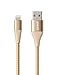 Anker Powerline+ II Lightning Cable (3ft), MFi Certified for Flawless Compatibility with iPhone Xs/XS Max/XR/X / 8/8 Plus / 7/7 Plus / 6/6 Plus / 5 / 5S and More(Gold)
