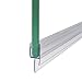 Frameless Shower Door Sweep Shower Door Bottom Seal for 1/4