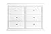 Million Dollar Baby Classic Foothill/Louis 6-Drawer Dresser, White