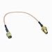 15CM SMA Male to SMA Female Nut Bulkhead Crimp RG316 Coax Cable Jumper Pigtail by AtomicMarket