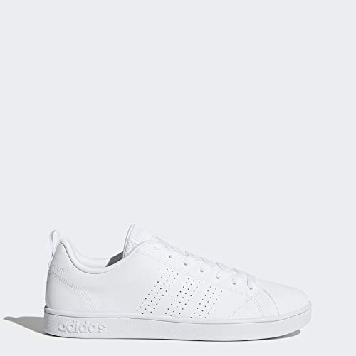 adidas Men's Vs Advantage Cl Sneaker, White/White/White, 9 M US