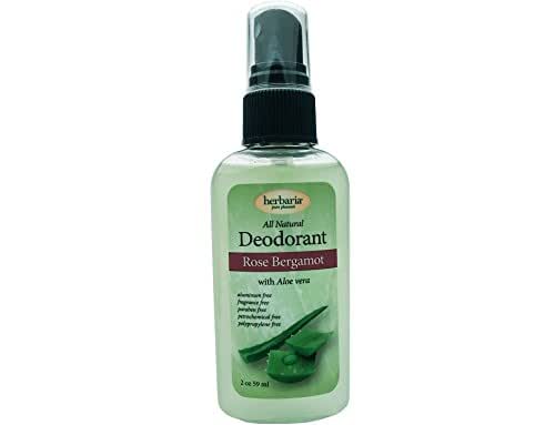 Amazon.com: Herbaria all natural Rose Bergamot Deodorant ...