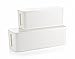WYNMARTS CBB Large Cable Organizer Box, White Color for Outlet Power Cable Management with 100 Reusable/Releasable Cable Ties, 16