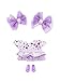 Distroller Neonate Nerlie Girl Clothing Purple Tutu Dress with Bows & Shoes - Spanish Edition KSI-Merito