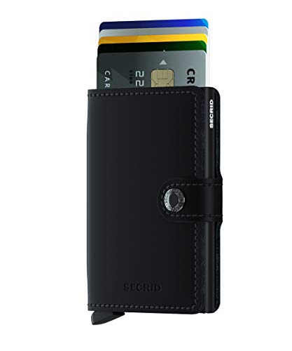 SECRID-Secrid-Mens-Mini-wallet-Genuine-Matte-Leather-With-RFID-Safe-Card-Case-for-max-12-cards