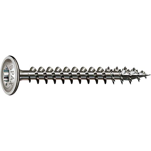 SPAX 257000600605 Holzbauschraube 6.0x 60 VG Torx 30 Bewertung Für den Holzbau, Tellerkopf, T-STAR plus, 4CUT…