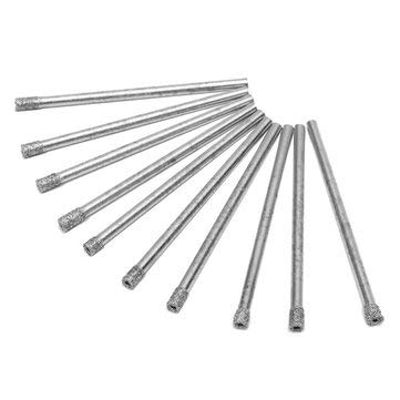 Generic 10Pcs 0.55Mm Mini Pcb Drill Bits For Cnc Print Circuit Board Tungsten Steel