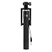 Selfie Stick, Iwotou Wired Extendable Selfie Stick U-Shape Monopod for iPhone 6s, 6, 6 Plus, 5 5s 4s, Samsung Galaxy S6,S6 Edge,S5 (Wired, Black)
