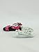 American Fashion World 2 Pack of Flower Power Sandals: Pink and White fits 18 Inch Doll