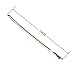 Professional 4/4 Brazilwood Ebony Frog Violin Arbor White Horsehair Violin Bow