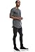 JC DISTRO Mens Hipster Hip Hop Cotton Elong Round Scallop Hemline Tshirt Coolgray Large