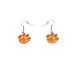 NCAA Clemson Tigers Logo Dangler Earrings