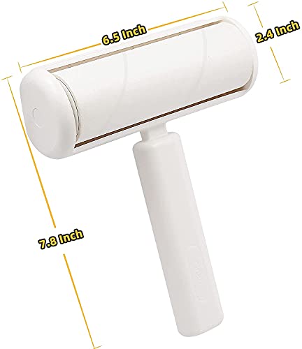 Spazzola per rimuovere i peli di animali domestici, rullo per pelucchi riutilizzabile a doppia faccia Strumento per rimuovere i peli di gatto per abbigliamento Mobili per divani Pulizia di tappeti