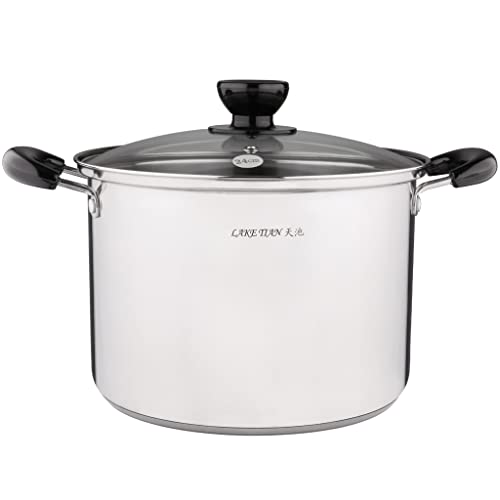 Lake Tian Stainless Steel Pasta Pot With Strainer Insert 4pc 10 Quart