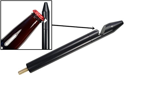 AntennaMastsRus - The Spike is Compatible with Dodge Ram Truck 3500 (2010-2018) - Black Ammo Antenna with Removable Bottle Opener