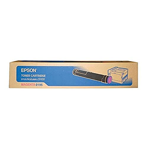 Epson Aculaser S050196 C9100 laser toner cartridge - 1 x red magenta C13S050196