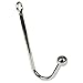 1 Ball Metal Anal Bondage Hook, Stainless Steel Beads Stimulation Hook (silver1)
