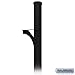 Salsbury Industries 4837BLK Replacement for Decorative Mailbox Post Arm Kit, Black