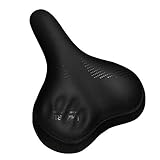 Mzyrh Bike Seat, Most Comfortable Bicycle Seat Memory Foam Waterproof Bicycle Saddle – Dual Shock Absorbing – Best Stock Bicycle Seat Replacement for Mountain Bikes, Road Bikes