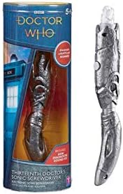collector Doctor WHO Sonic Screwdriver - 13TH Doctor, Complete with Electronic Sound & Light FX, Approx 9"