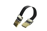 Black 10CM Short FFC HDMI FPV Flat HDMI Cable Standard HDMI full HDMI normal HDMI male Interface to Standard HDMI Interface for RED blackmagic BMCC sony pxw FS7 Canon C300