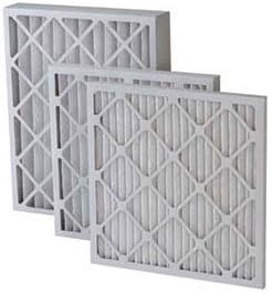 Filtration Manufacturing 0208-16202 Pleated Filter 16" W x 20" H x 2" D, Merv 8, Standard Capacity - Lot of 12