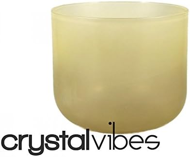 New 8" F# High Heart Chakra Citrine Fusion Crystal Singing Bowl #cc8fsm45 11000505