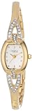Caravelle by Bulova Women's 45L79 Crystal Accented Silver and White Dial Watch