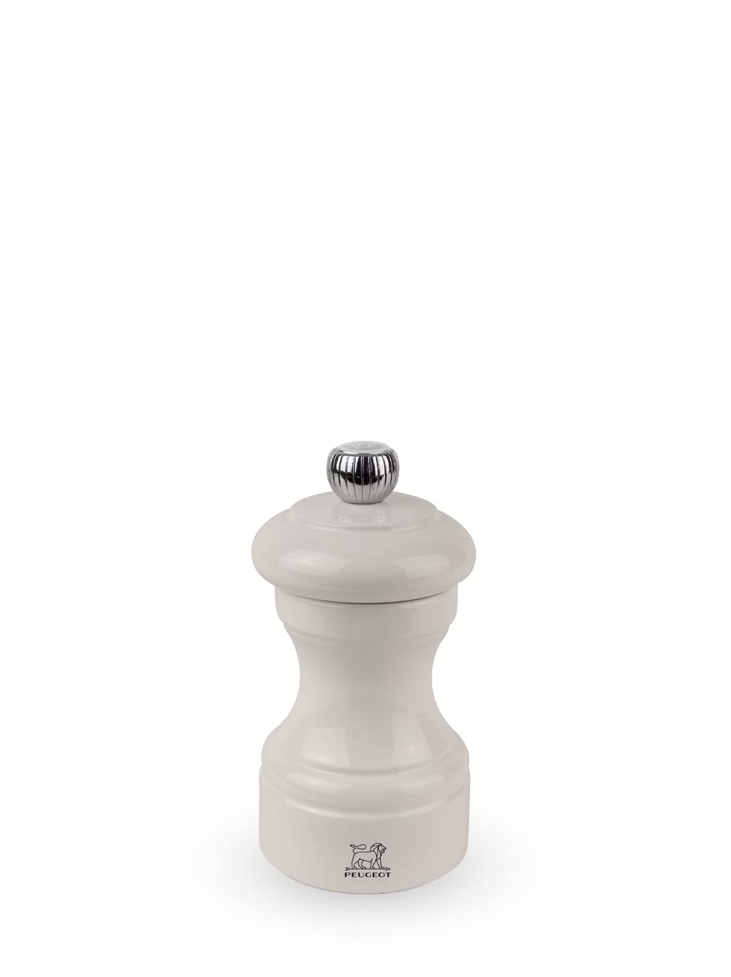 Peugeot - Bistro 10 cm Salt Mill - Classic Salt Grinder - Made with PEFC Certified Wood - Lifetime Guaranteed Mechanism - Made in France - Bistrorama - Ivory Colour