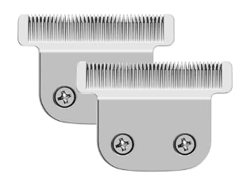 Photo 1 of 2 PCS 02144 Replacement Detachable T Blade Fit for Wahl Trimmers 9864 9864SS 9686 9818A 9854L 9876L 9854 WSS3L SS2L, Stainless Steel 40mm Replacement Trimmer Blade