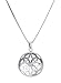 Regetta Jewelry Celtic Knot Charm Pendant Necklace, Stainless Steel, 18” Chain