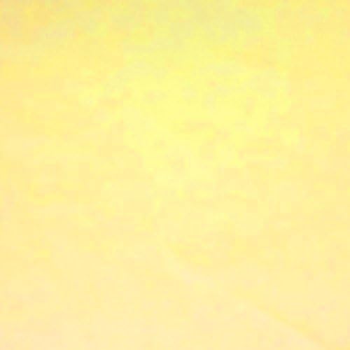 Cotton Polyester Broadcloth (44/45 Inch) Plain Weave Fabric by The Yard - for Sewing Fashion Apparel, Decor, & More (Light Yellow, 1 Yard)